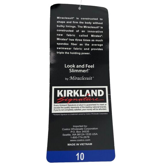 NEW Kirkland Signature by Miraclesuit Tankini Top 10 Ruffle Polka Dot Swimsuit - Picture 9 of 11